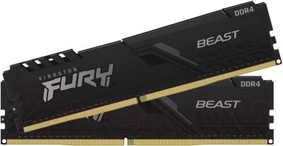 Оперативная память DDR4 Kingston KF426C16BBK2/16 от компании Бесплатная доставка по Беларуси - фото 1