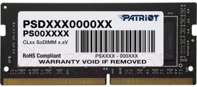 Оперативная память DDR4 Patriot PSD416G32002S от компании Бесплатная доставка по Беларуси - фото 1