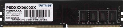 Оперативная память DDR4 Patriot PSD416G320081 от компании Бесплатная доставка по Беларуси - фото 1