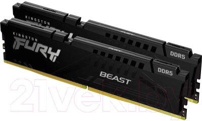 Оперативная память DDR5 Kingston KF552C40BBK2-16 от компании Бесплатная доставка по Беларуси - фото 1