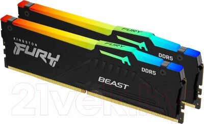 Оперативная память DDR5 Kingston KF568C34BBAK2-32 от компании Бесплатная доставка по Беларуси - фото 1