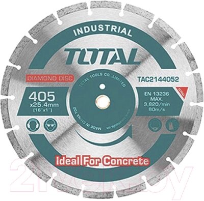 Отрезной диск алмазный TOTAL TAC2144052 от компании Бесплатная доставка по Беларуси - фото 1