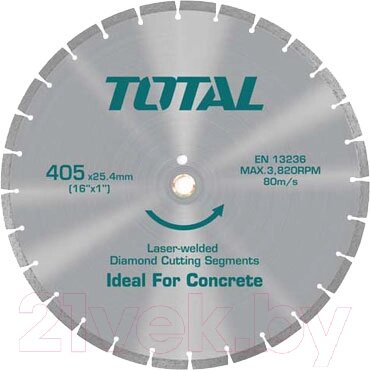 Отрезной диск алмазный TOTAL TAC2164051 от компании Бесплатная доставка по Беларуси - фото 1