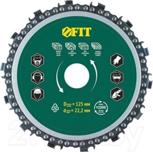 Отрезной диск FIT Цепной по дереву / 37649