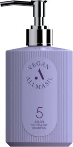 Оттеночный шампунь для волос AllMasil 5 Salon No Yellow Shampoo Против желтизны