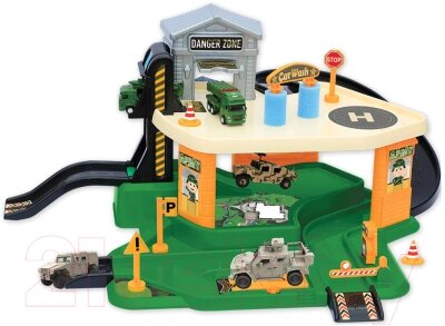 Паркинг игрушечный Dede Военная база / 03340 от компании Бесплатная доставка по Беларуси - фото 1