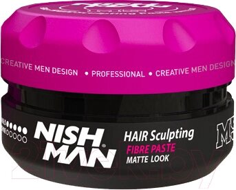 Паста для укладки волос NishMan M5 Sculpting Matte Look сильной фиксации от компании Бесплатная доставка по Беларуси - фото 1