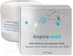 Пэд для лица Inspira AHA Radiant Complexion Pads Для обновления и сияния кожи