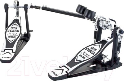 Педаль для барабана Tama Iron Cobra 600 Twin Pedal HP600DTW от компании Бесплатная доставка по Беларуси - фото 1