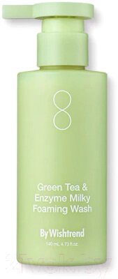 Пенка для умывания By Wishtrend Green Tea & Enzyme Milky Foaming Wash от компании Бесплатная доставка по Беларуси - фото 1