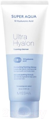 Пенка для умывания Missha Super Aqua Ultra Hyalron Foaming Cleanser от компании Бесплатная доставка по Беларуси - фото 1