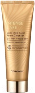 Пенка для умывания Tony Moly Intense Care Gold 24K Snail Foam Cleanser