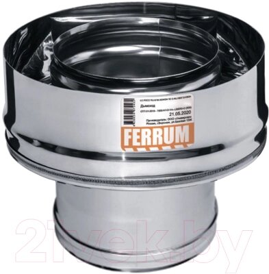 Переходник для дымохода Ferrum Ф130x200 / f0320 от компании Бесплатная доставка по Беларуси - фото 1