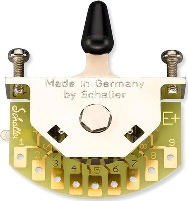 Переключатель гитарный Schaller Megaswitch E+ / 15310005 от компании Бесплатная доставка по Беларуси - фото 1