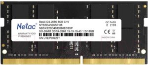 Оперативная память DDR4 Netac NTBSD4N26SP-08