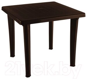 Стол пластиковый Ellastik Plast Элластик Квадратный 85x85x74