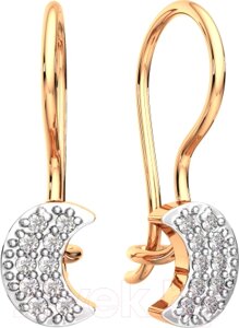 Серьги из розового золота ZORKA 3101547.14K. R. ZZ