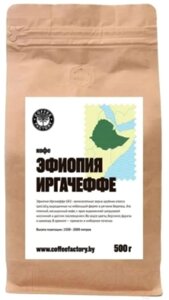 Кофе в зернах Coffee Factory Эфиопия Иргачеффе