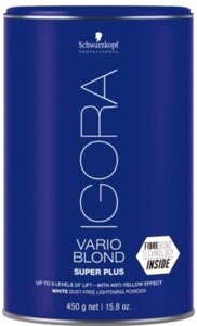 Порошок для осветления волос Schwarzkopf Professional Vario Blond Super Plus белый