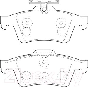 Тормозные колодки Valeo 301019