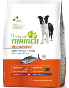Сухой корм для собак Trainer Для средних пород с тунцом, рисом и морскими водорослями