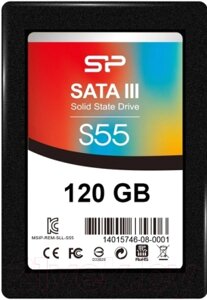 SSD диск Silicon Power Slim S55 120Gb (SP120GBSS3S55S25)