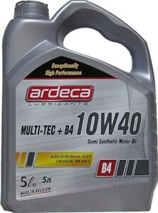 Моторное масло Ardeca Multi-Tec+ B4 10W40 / P03021-ARD005