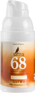 Крем солнцезащитный Sativa Невидимый минеральный №68 Sand Beige SPF30