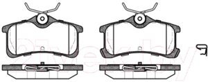 Тормозные колодки Remsa 105002