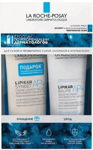 Набор косметики для тела La Roche-Posay Lipikar Бальзам AP+M Липидовосполняющий+Крем-гель SSyndet АP+