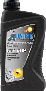Трансмиссионное масло ALPINE ATF 6HP / 0101561