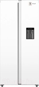 Холодильник с морозильником Weissgauff WSBS 600 W NoFrost Inverter Water Dispenser