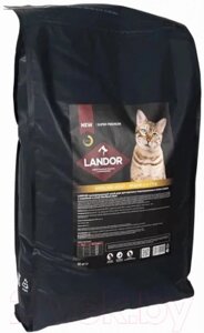 Сухой корм для кошек Landor Полнорац. для стерилизован. котов и с индейкой и уткой / L1027