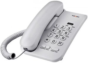 Проводной телефон Texet TX-212 Light Gray