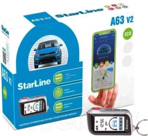 Автосигнализация StarLine A63 2CAN+2LIN Eco V2