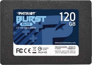 SSD диск Patriot Burst Elite 120GB (PBE120GS25SSDR)