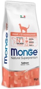 Сухой корм для кошек Monge Superpremium Adult Salmon