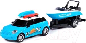 Автомобиль игрушечный Полесье Круиз с катером на прицепе / 92496