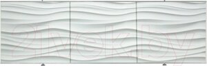 Экран для ванны Comfort Alumin Group Волна белая 3D 150x50