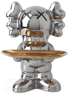 Статуэтка Merry Bear Home Decor Kaws Серебристый / 30001206