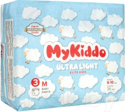 Подгузники-трусики детские MyKiddo Elite Kids M 6-10кг - розница