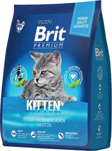 Сухой корм для кошек Brit Premium Cat Kitten с курицей / 5049677