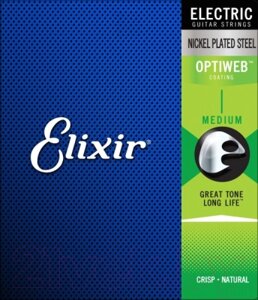 Струны для электрогитары Elixir Strings 19027 Optiweb 09-46