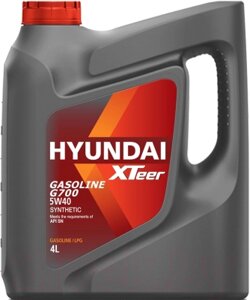 Моторное масло Hyundai XTeer Gasoline G700 5W40 / 1041136