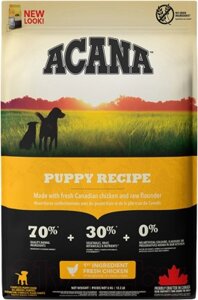 Сухой корм для собак Acana Puppy & Junior Recipe