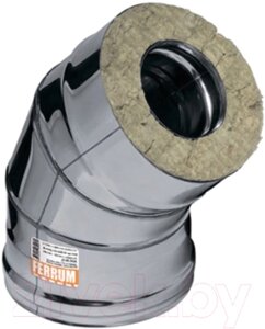 Поворот дымохода Ferrum 135° Ф115x200 / f4151