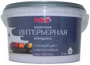 Краска Palizh Акриловая интерьерная моющаяся