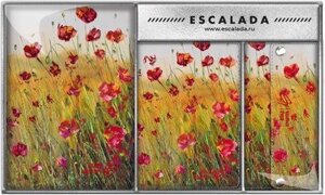 Ежедневник Escalada Влад Кравчук. Маки +чехол на паспорт и ключница / 67172