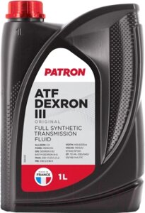 Трансмиссионное масло Patron Original ATF Dexron III