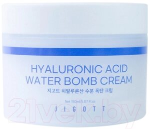 Крем для лица Jigott Hyaluronic Acid Water Bomb Cream Увлажняющий